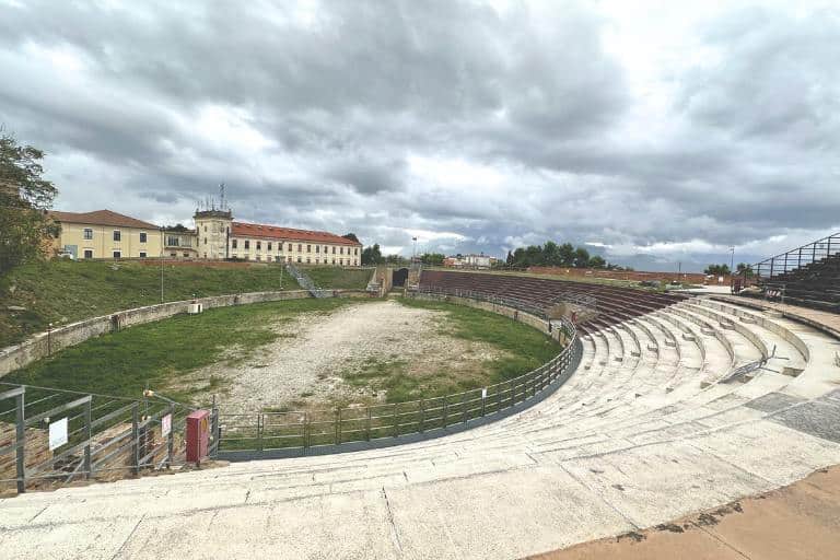 roman amphitheatre at the civitella