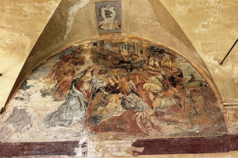frescoes at propezzano